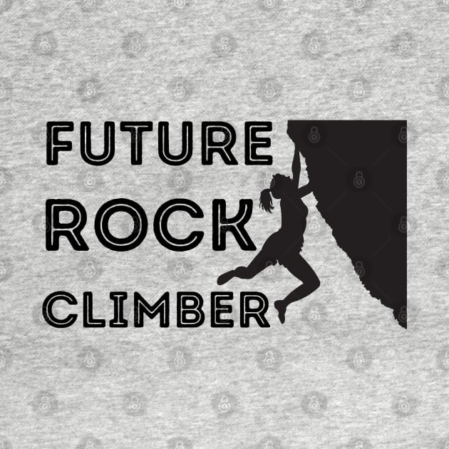 Future Rock Climber Girl Black by High Altitude